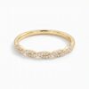 intertwined triple band diamond ring