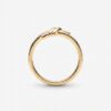 intertwined triple band diamond ring