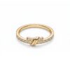 intertwined triple band diamond ring