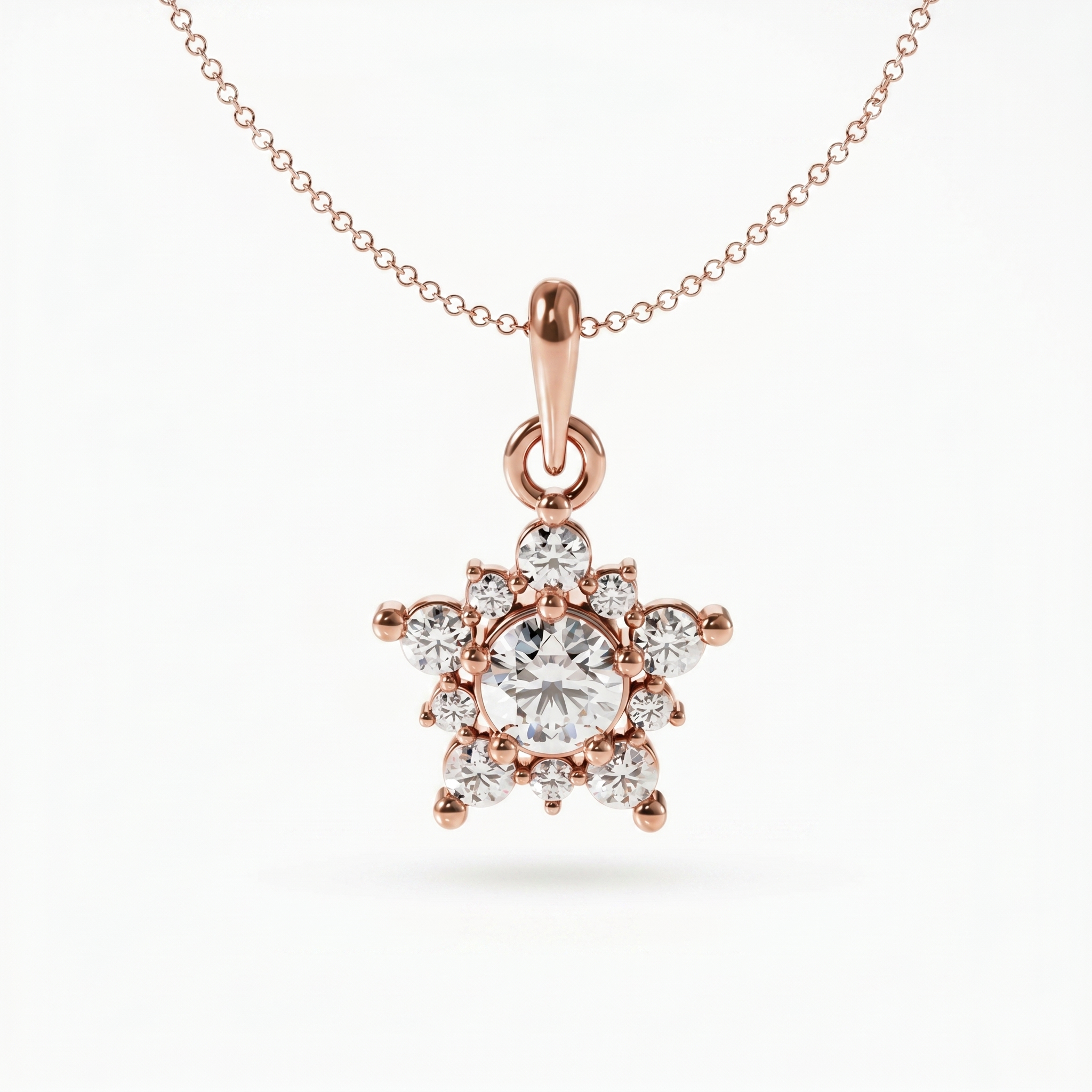 intertwined triple band diamond ring