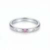 intertwined triple band diamond ring