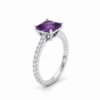 intertwined triple band diamond ring