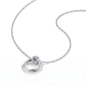 intertwined triple band diamond ring
