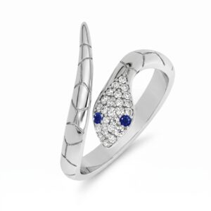 intertwined triple band diamond ring