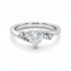 intertwined triple band diamond ring