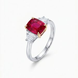 intertwined triple band diamond ring