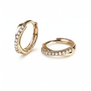 intertwined triple band diamond ring