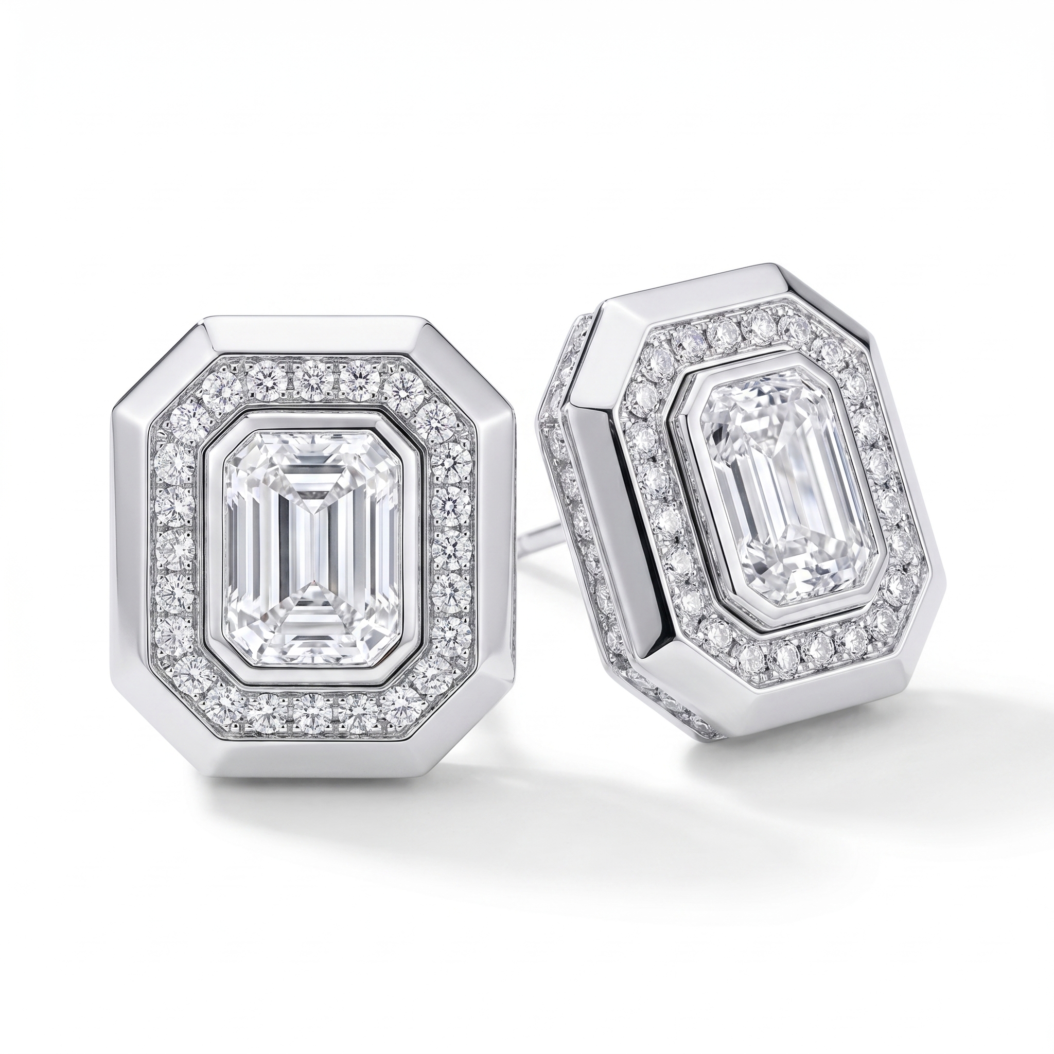 intertwined triple band diamond ring