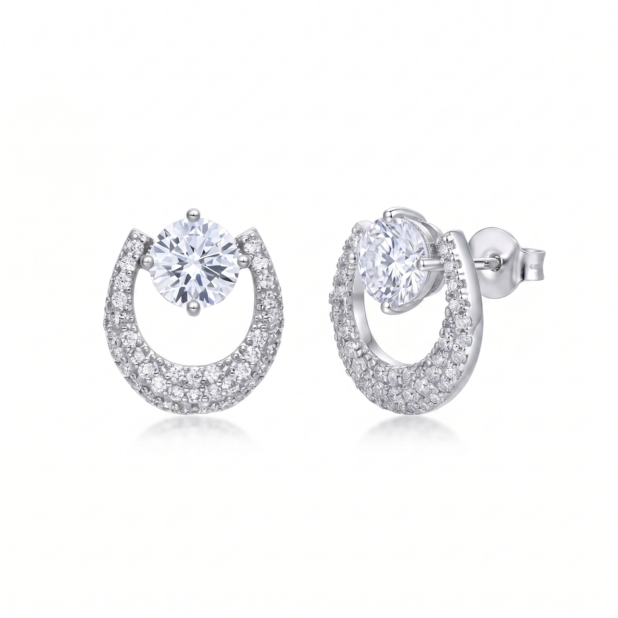 intertwined triple band diamond ring