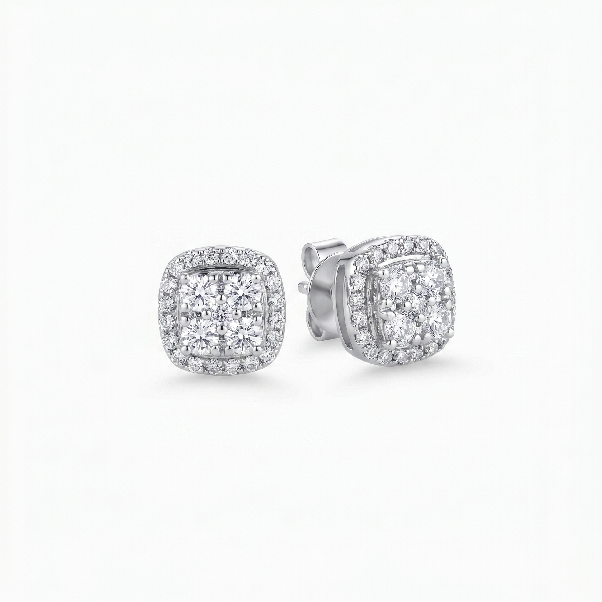 intertwined triple band diamond ring