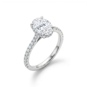 intertwined triple band diamond ring