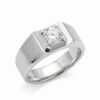 intertwined triple band diamond ring
