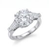 intertwined triple band diamond ring