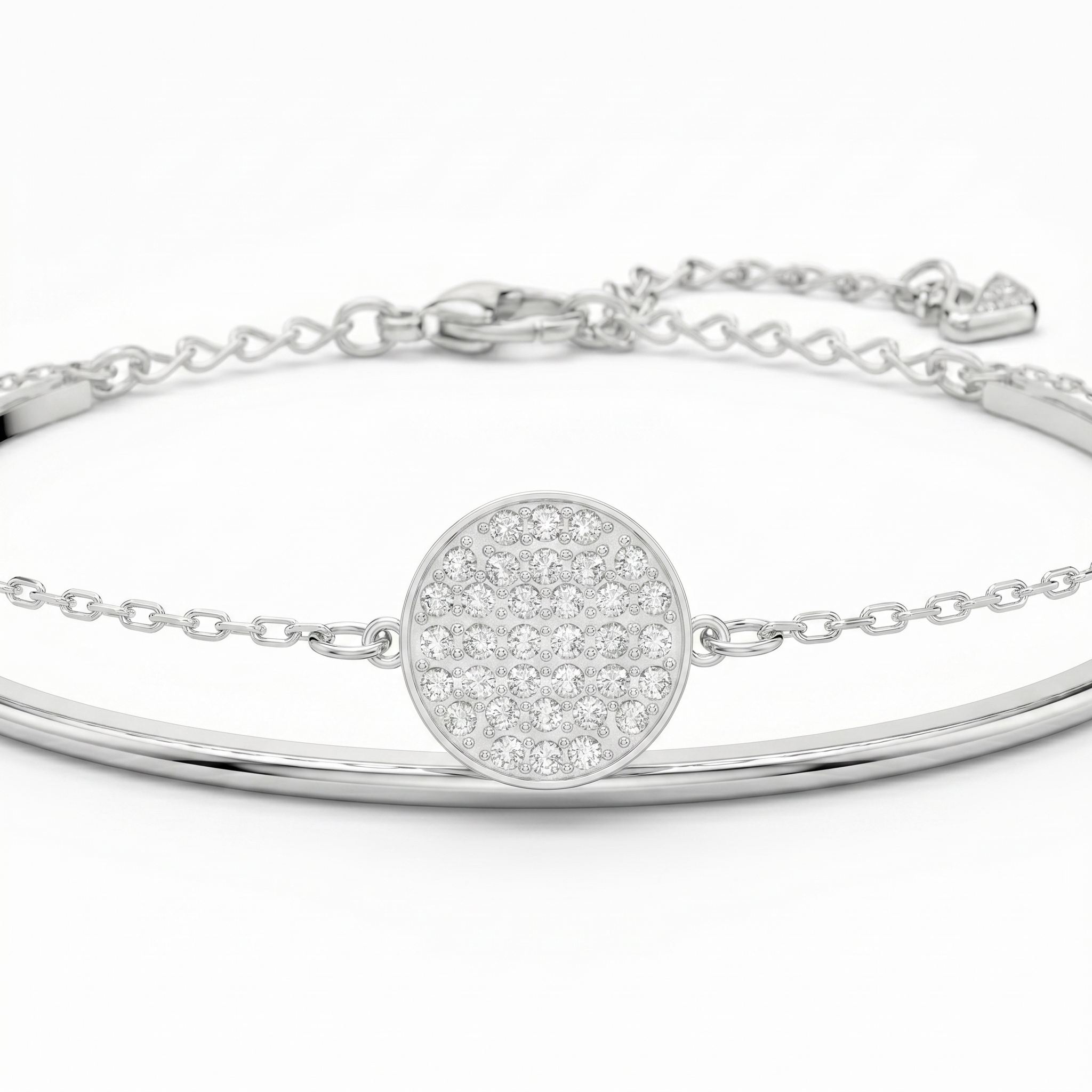 intertwined triple band diamond ring