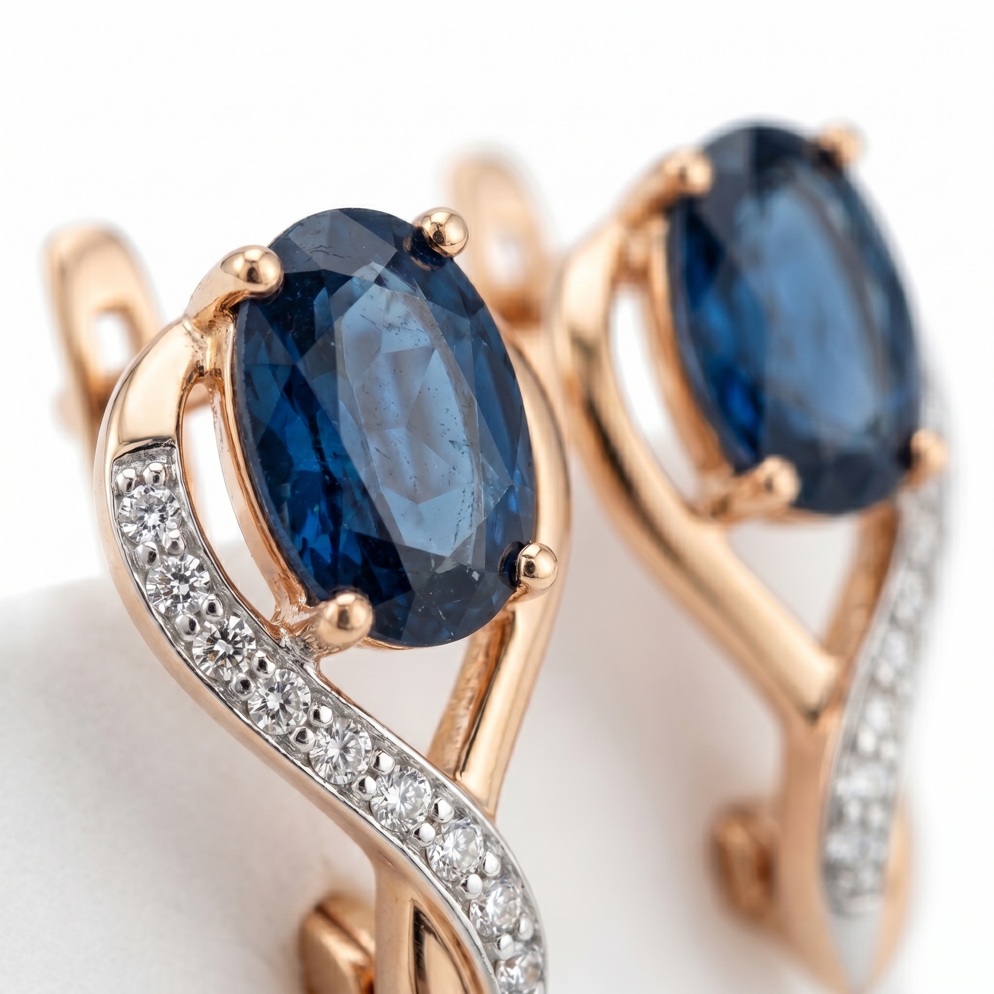 intertwined triple band diamond ring