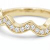 intertwined triple band diamond ring