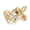 intertwined triple band diamond ring