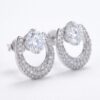 intertwined triple band diamond ring
