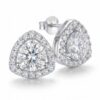 intertwined triple band diamond ring