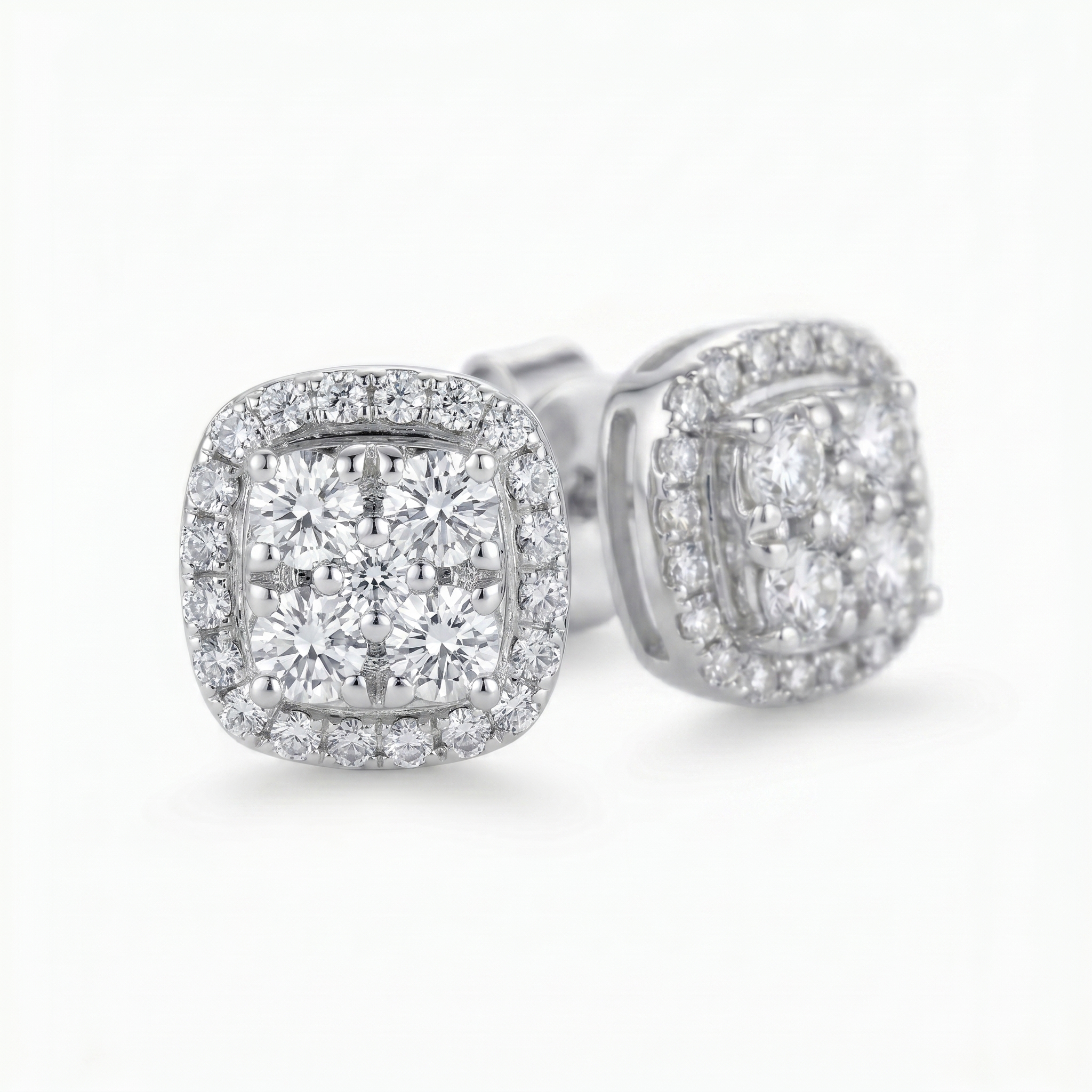 intertwined triple band diamond ring