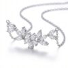 intertwined triple band diamond ring