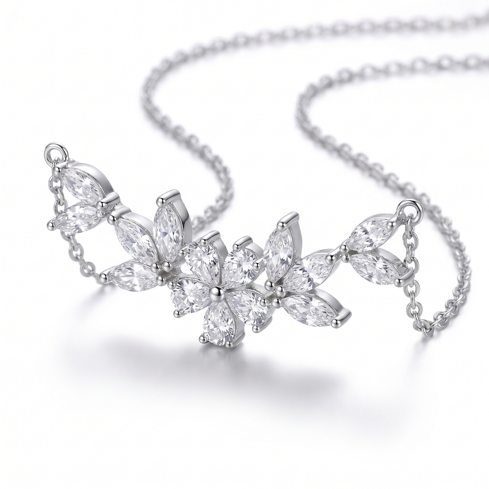 intertwined triple band diamond ring
