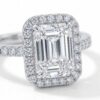 intertwined triple band diamond ring