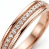 intertwined triple band diamond ring