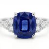 intertwined triple band diamond ring