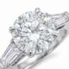 intertwined triple band diamond ring