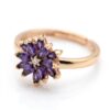 intertwined triple band diamond ring