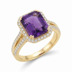 intertwined triple band diamond ring