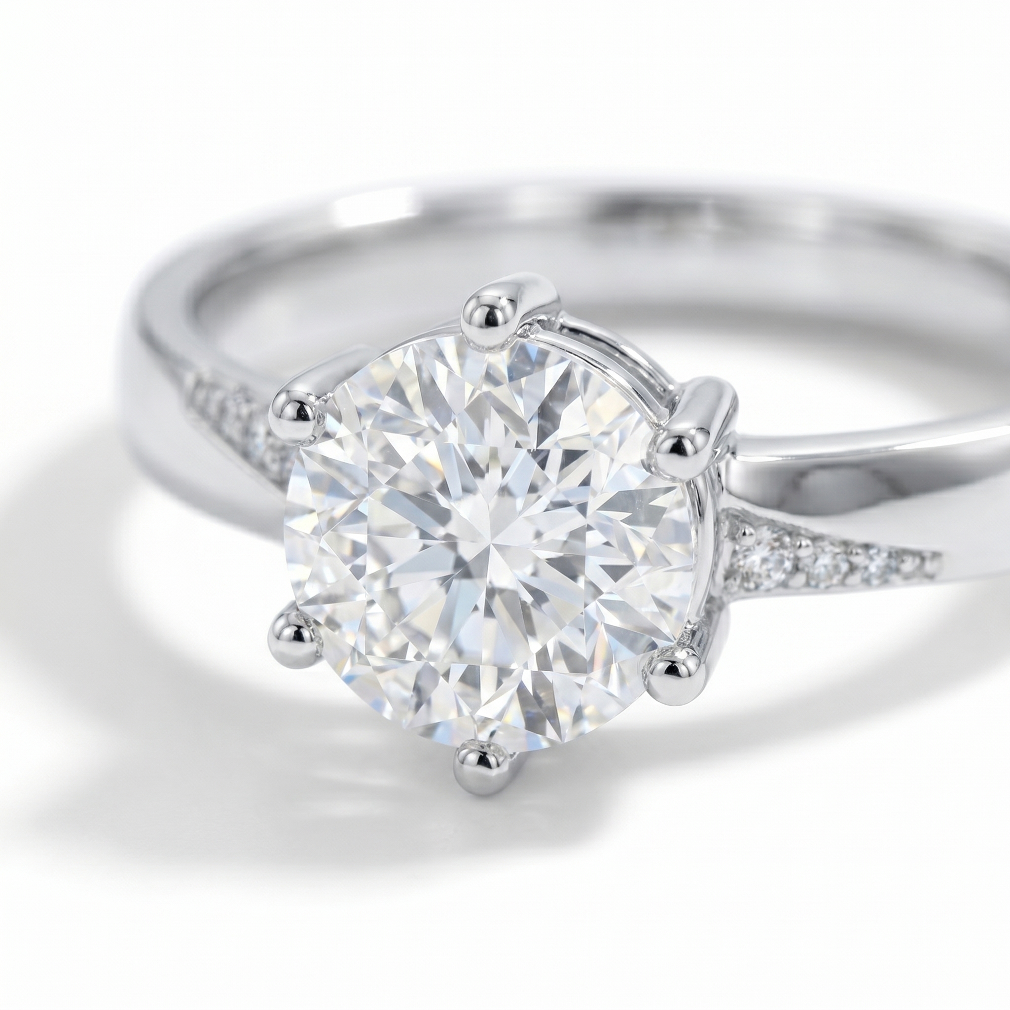 intertwined triple band diamond ring