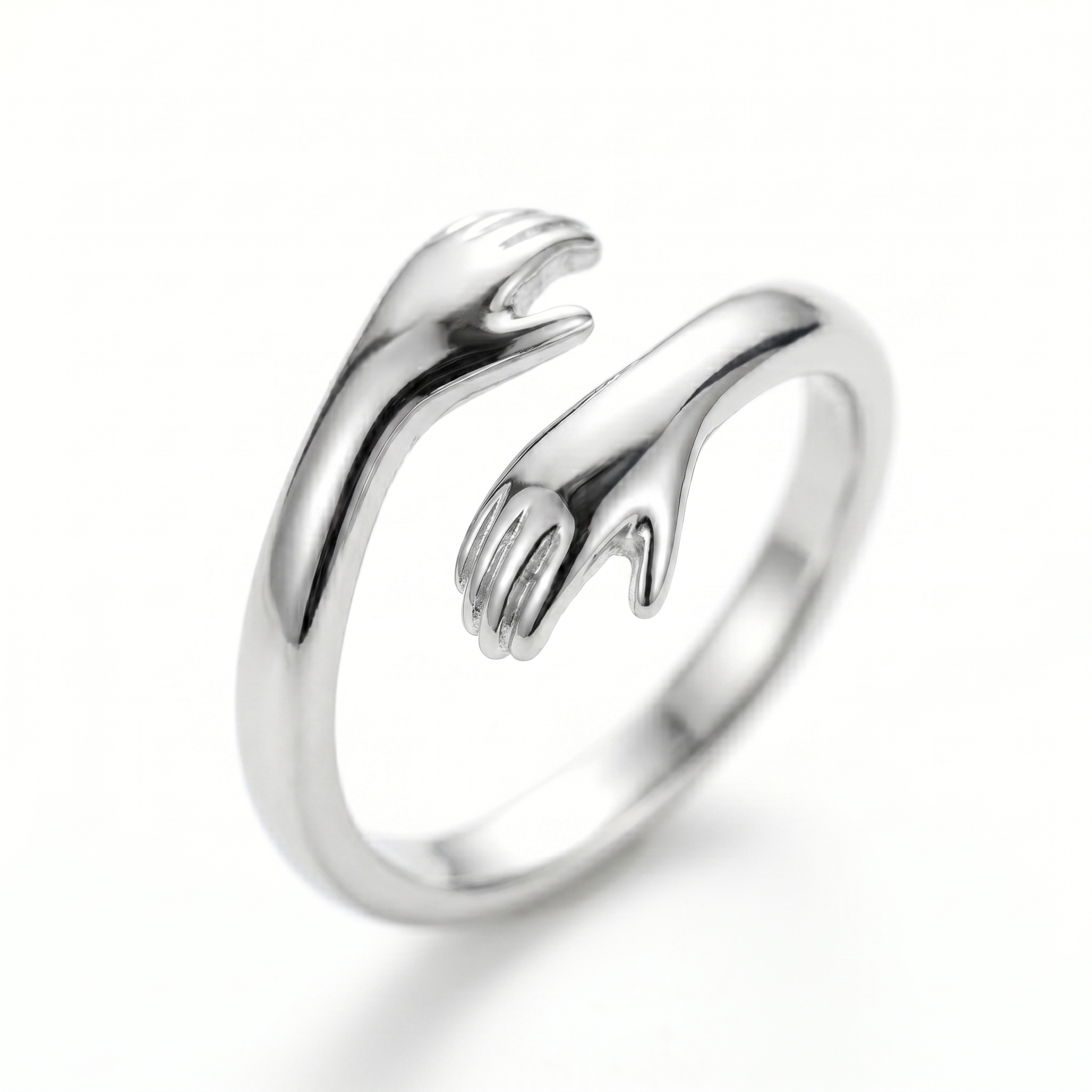 intertwined triple band diamond ring