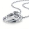 intertwined triple band diamond ring