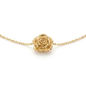 Étoile rose gold bloom pendant necklace