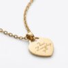 glazeia affirmation heart pendant