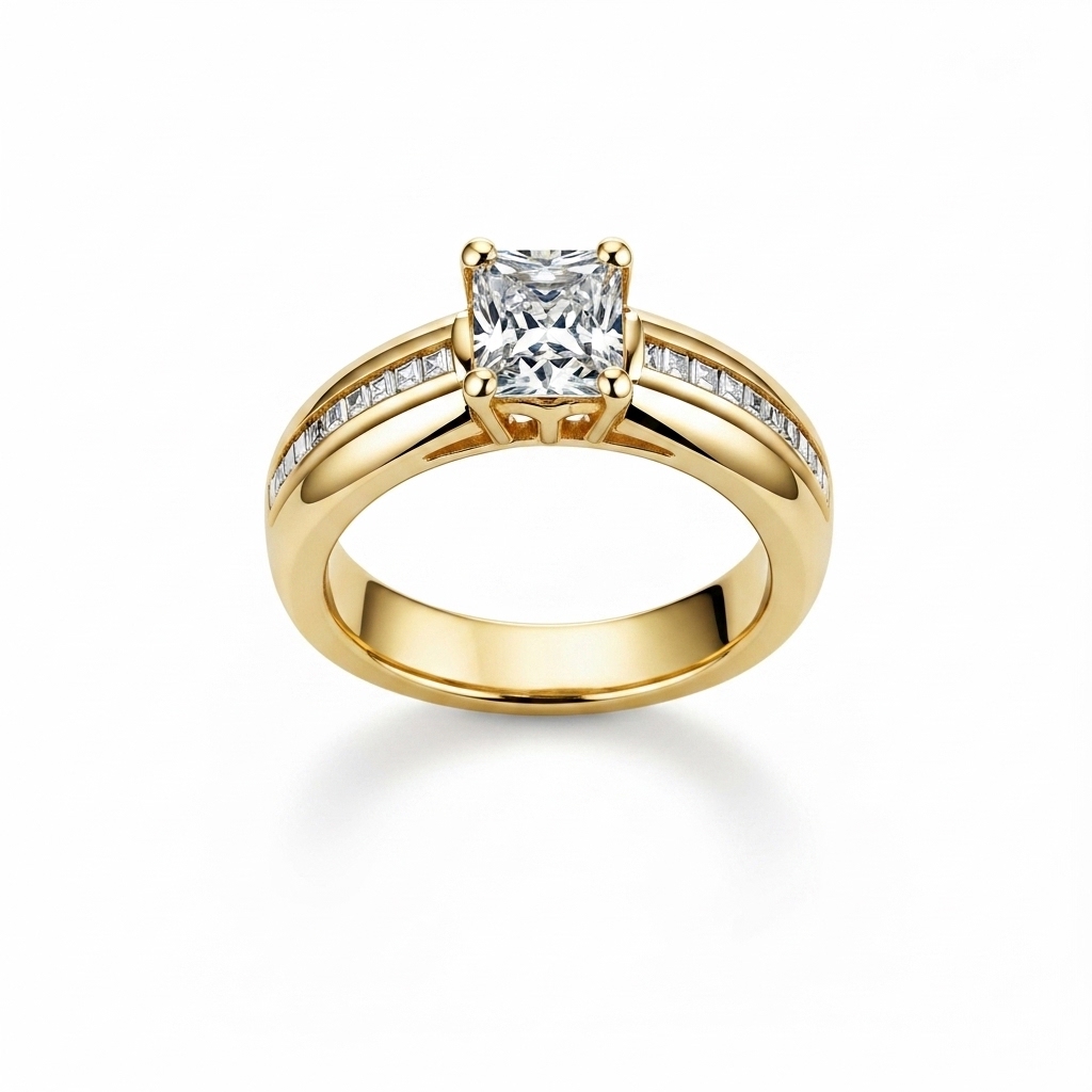 intertwined triple band diamond ring