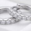 intertwined triple band diamond ring