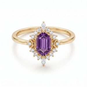 intertwined triple band diamond ring