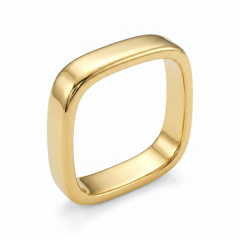 architectural gold ring